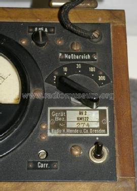 RV 2 KM522; Mende - Radio H. (ID = 93300) Equipment