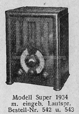 Super S-1934W; Mende - Radio H. (ID = 1503748) Radio