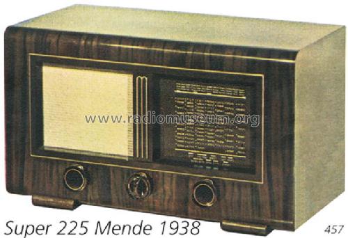 Super MS225-W ; Mende - Radio H. (ID = 708193) Radio