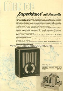 Superklasse ; Mende - Radio H. (ID = 2712781) Radio