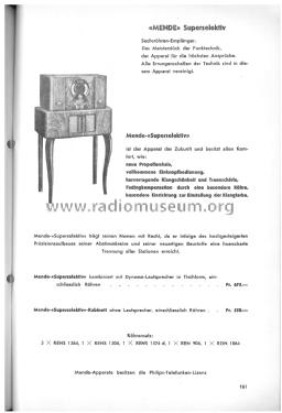 Superselektiv-Kabinett ; Mende - Radio H. (ID = 1730832) Radio