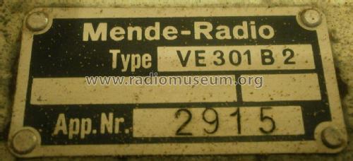 VE301B2; Mende - Radio H. (ID = 2327028) Radio