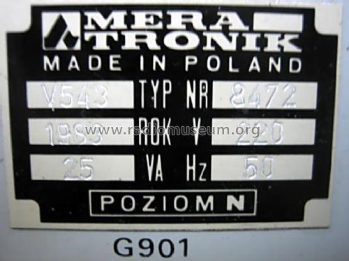 Digital Multimeter V543; Meratronik SA; (ID = 1090604) Ausrüstung
