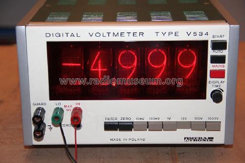 Digital Voltmeter V534; Meratronik SA; (ID = 1409185) Equipment