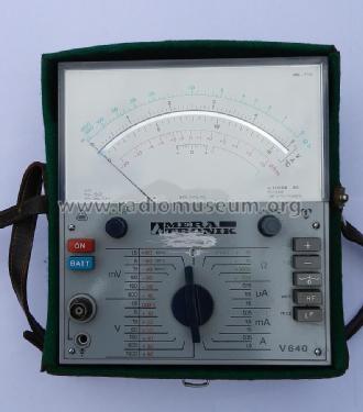 Multimeter V640; Meratronik SA; (ID = 2777722) Equipment
