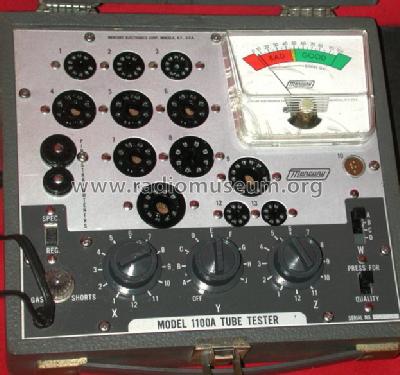 Tube Tester 1100A; Mercury Electronics (ID = 409838) Equipment