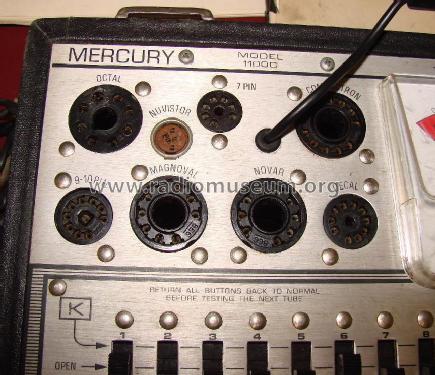 Tube Tester 1100C - 1100CK; Mercury Electronics (ID = 1752979) Equipment