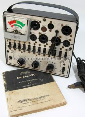 Tube Tester 990; Mercury Electronics (ID = 1463889) Equipment