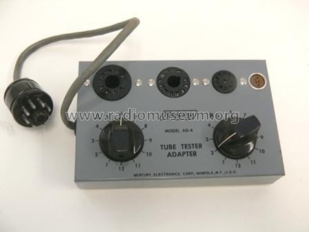 Tube Tester Adapter AD-4; Mercury Electronics (ID = 1509880) Equipment