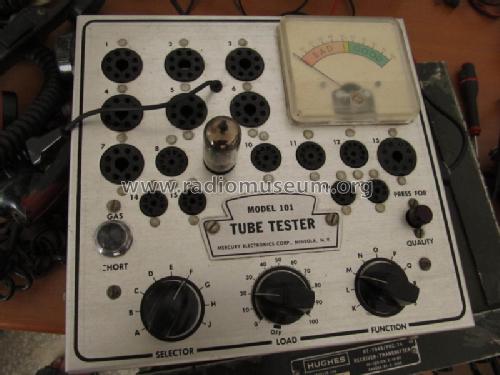 Tube Tester Model 101; Mercury Electronics (ID = 1320061) Equipment