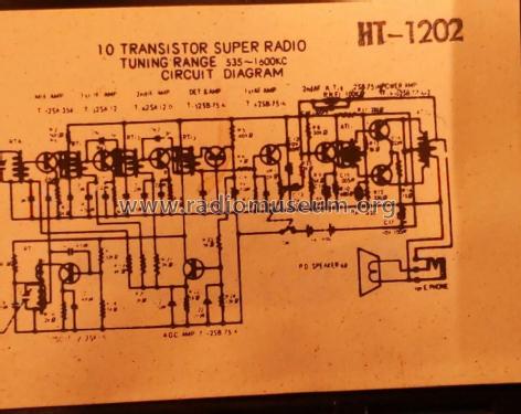 Merc Radio 10 Transistor High Fidelity HT-1202; Mercury Radio & (ID = 2618264) Radio