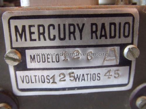 126A; Mercury Radio, (ID = 1382221) Radio