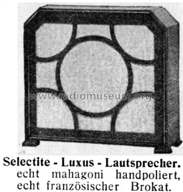 Selectite-Luxus-Lautsprecher ; Merkur VG, (ID = 1262631) Speaker-P