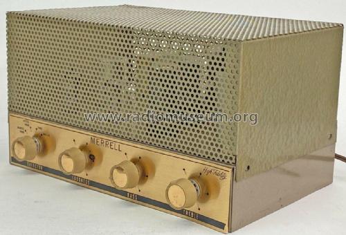 High Fidelity Amplifier MA 12; Merrell Electronics (ID = 2800890) Ampl/Mixer