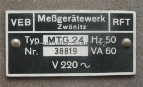MTG 24; Messgerätewerk (ID = 1449118) Reg-Riprod
