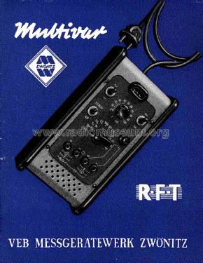 Multivar ; Messgerätewerk (ID = 2491972) Equipment