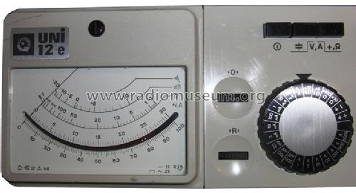 Elektronischer Vielfachmesser UNI12e; Messtechnik (ID = 1145688) Ausrüstung