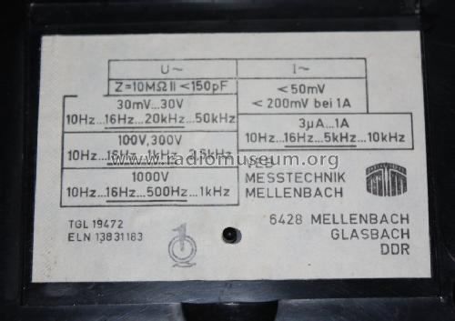 Elektronischer Vielfachmesser UNI11e; Messtechnik (ID = 912559) Equipment
