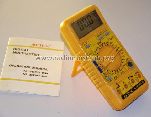 Digital Multimeter M-3650 CR; Metex Corporation, (ID = 3015443) Equipment