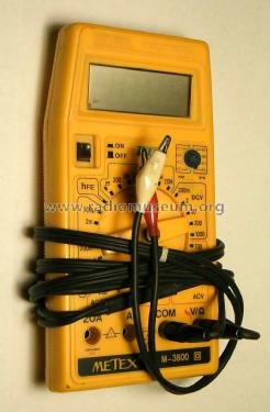 Digital Multimeter M-3800; Metex Corporation, (ID = 2013950) Equipment