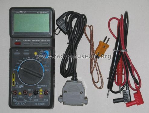 Digital Multimeter M-3850 D; Metex Corporation, (ID = 1374131) Equipment