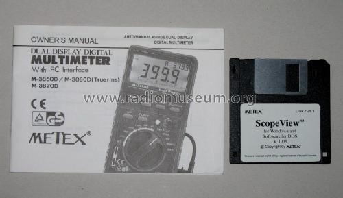 Digital Multimeter M-3850 D; Metex Corporation, (ID = 1374133) Equipment