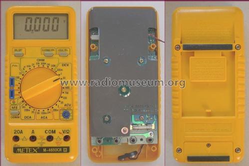 Digital Multimeter M-4650CR; Metex Corporation, (ID = 1644062) Equipment