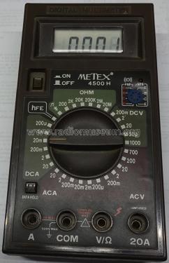 Digital Multimeter - Vielfachmessgerät 4500H; Metex Corporation, (ID = 2595544) Equipment