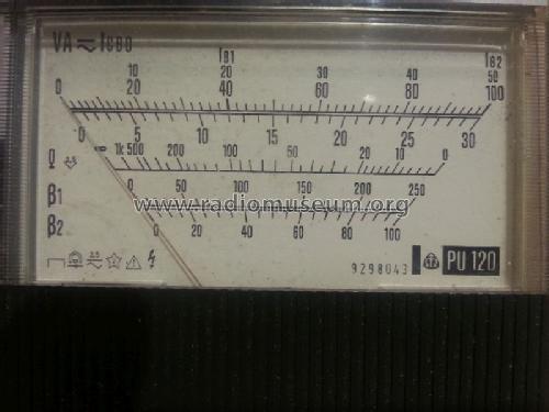 Multimeter PU-120; Metra Blansko; (ID = 1610061) Equipment