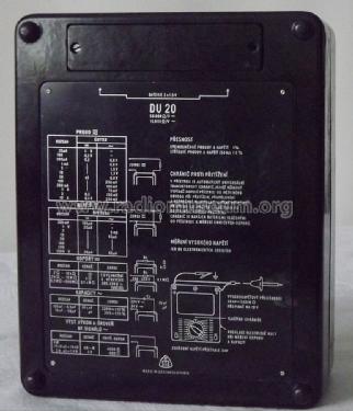 Unimet 2 DU-20; Metra Blansko; (ID = 1432695) Equipment