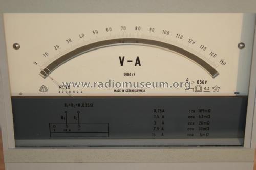 Volt- Amperemeter ML20; Metra Blansko; (ID = 2092167) Equipment