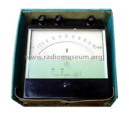 Voltmeter 250/500; Metra Blansko; (ID = 1157697) Equipment