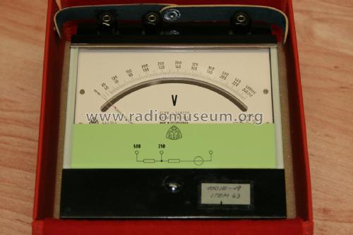 Voltmeter 250/500; Metra Blansko; (ID = 2071397) Equipment
