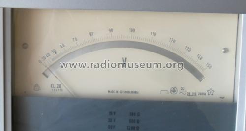 Voltmeter EL20; Metra Blansko; (ID = 1503463) Equipment