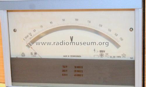 Voltmeter EL20; Metra Blansko; (ID = 2543543) Equipment