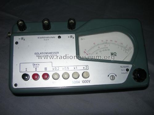 Isolationsmesser J100/1000; Metrawatt, BBC Goerz (ID = 2434887) Equipment