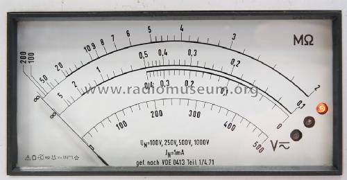 Metriso 1000V; Metrawatt, BBC Goerz (ID = 1699650) Equipment