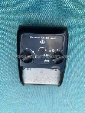 Taschenohmmeter Metravi MW; Metrawatt, BBC Goerz (ID = 2787212) Ausrüstung