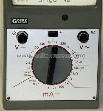 Unigor 4p Type 226224; Metrawatt, BBC Goerz (ID = 1705618) Equipment