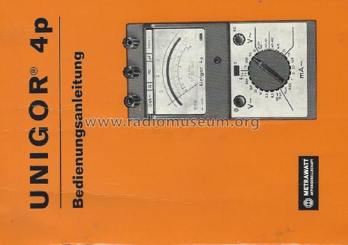 Unigor 4p Type 226224; Metrawatt, BBC Goerz (ID = 2060154) Equipment