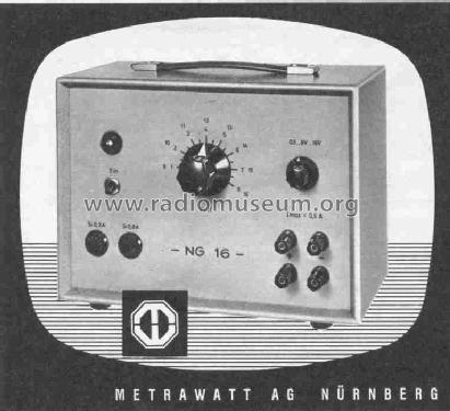 Netzgerät NG16; Metrawatt, BBC Goerz (ID = 411858) Equipment