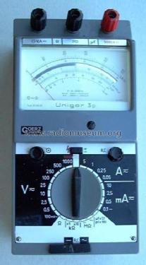 Unigor 3p; Goerz Electro Ges.m. (ID = 221412) Ausrüstung