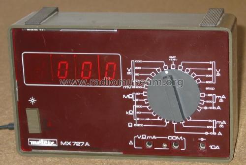 Digital Multimeter MX727A -1, -2, -21; Metrix, Compagnie (ID = 885431) Equipment