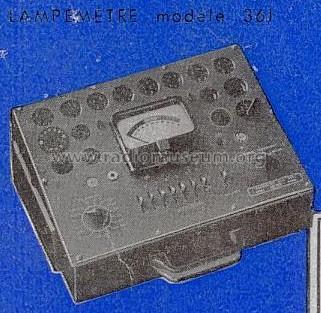 Lampemètre 361; Metrix, Compagnie (ID = 529446) Equipment