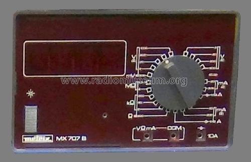 Multimètre numérique 2000 points de table MX707B; Metrix, Compagnie (ID = 1600707) Equipment