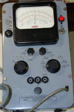 Vacuum Tube Voltmeter 744; Metrix, Compagnie (ID = 953832) Equipment