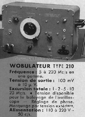 Wobulator 210; Metrix, Compagnie (ID = 392156) Equipment