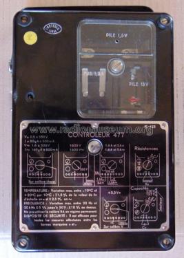 Contrôleur de Laboratoire 477; Metrix, Compagnie (ID = 2117003) Equipment