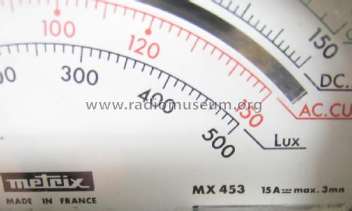 Multimètre MX453F; Metrix, Compagnie (ID = 2103855) Equipment