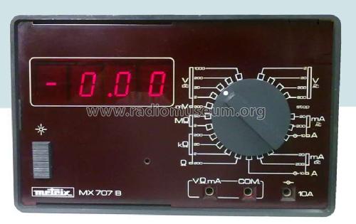 Multimètre numérique 2000 points de table MX707B; Metrix, Compagnie (ID = 2106932) Equipment